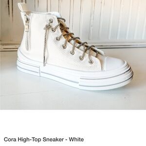 High-Top White Sneakers